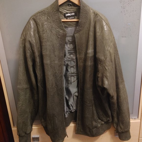 Hunter Green Leather Pelle Pelle
